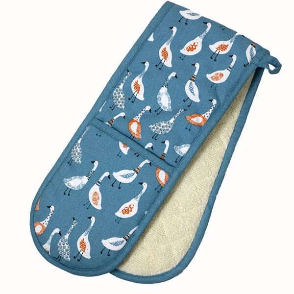 Dexam Giggling Geese Double Oven Glove