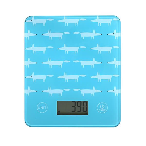 Scion Living Mr Fox Teal Electronic Kitchen Scales