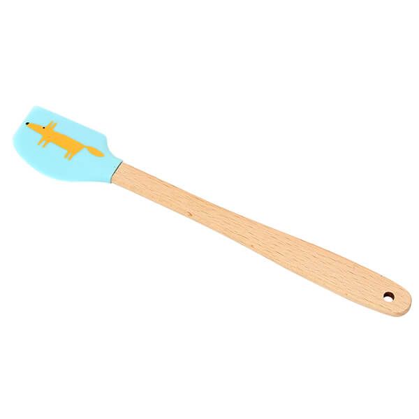 Scion Mr Fox Yellow Silicone Spatula Cooking Batter Mixing Cake Mix Utensil 