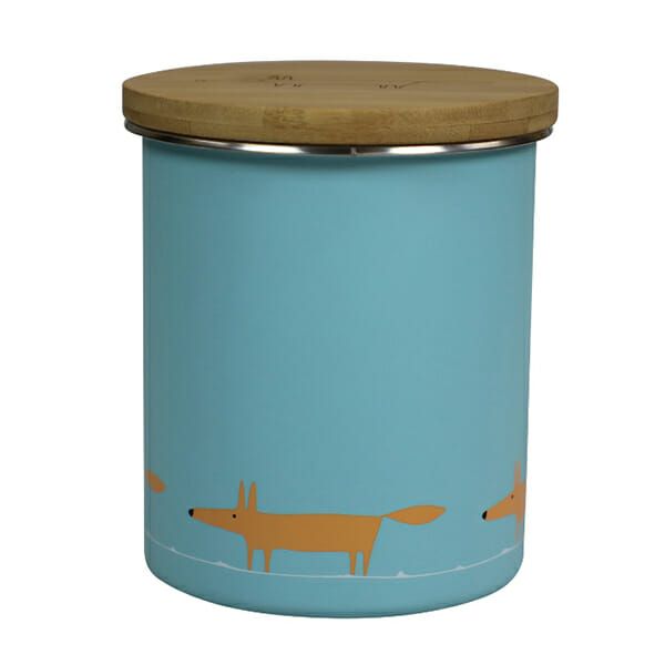 Scion Living Mr Fox Storage Jar Single Print Blue