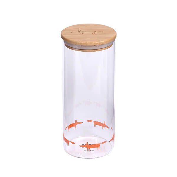 Scion Living Mr Fox 1.3L Glass Storage Jar