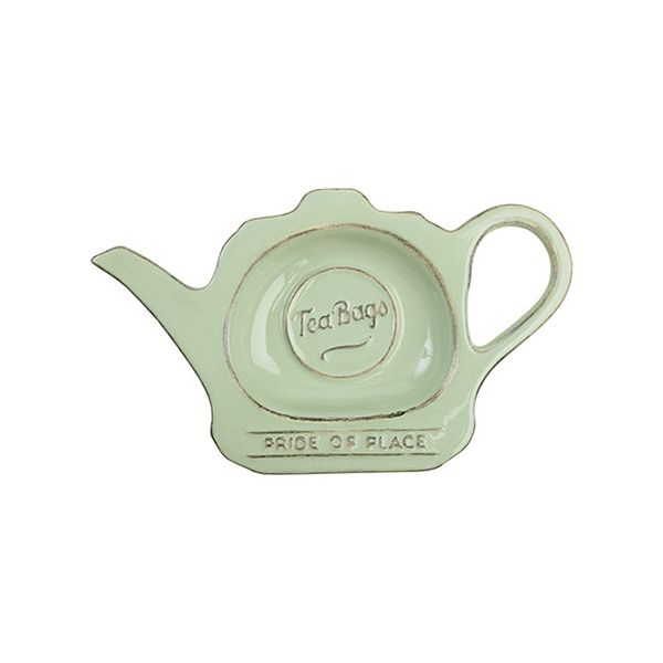 T&G Pride Of Place Tea Bag Tidy Old Green