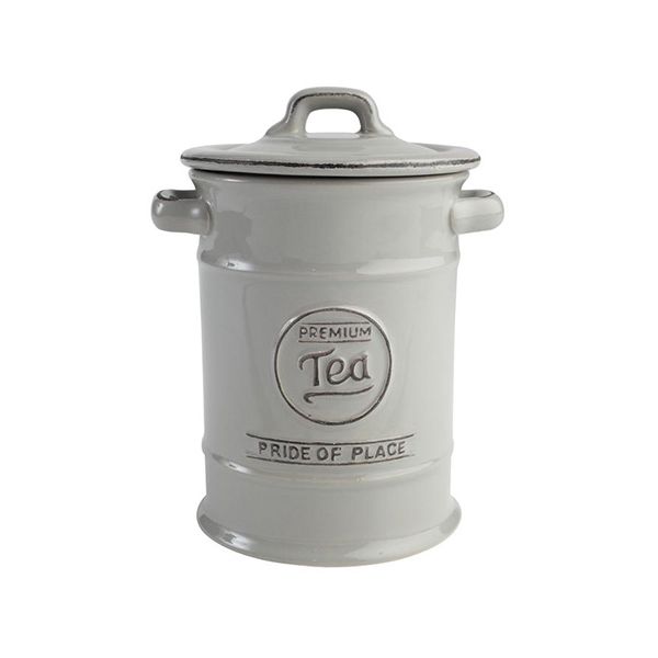 T&G Pride Of Place Tea Jar Cool Grey