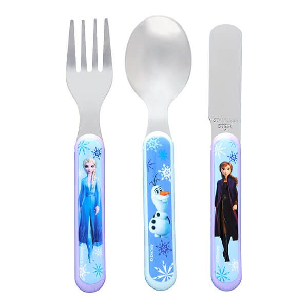 Disney Frozen II 3 Piece Metal Cutlery Set