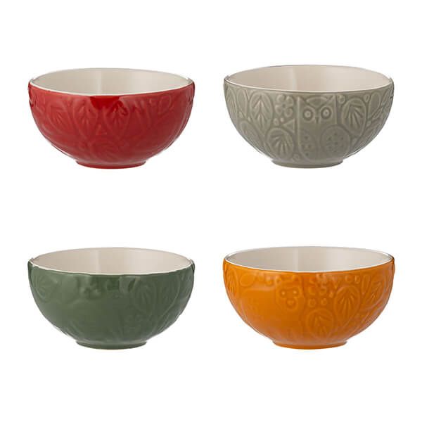 Mason Cash In The Forest Set 4 Mini Bowls