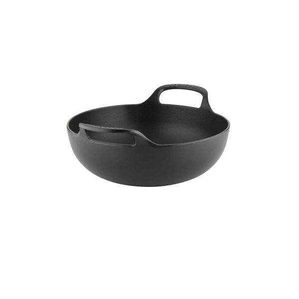 Le Creuset Satin Black Cast Iron 24cm Balti Dish
