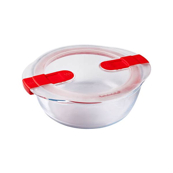 Pyrex Cook & Heat 1 Litre Round Dish With Lid