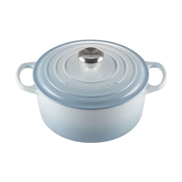 Le Creuset Signature Coastal Blue Cast Iron 26cm Round Casserole