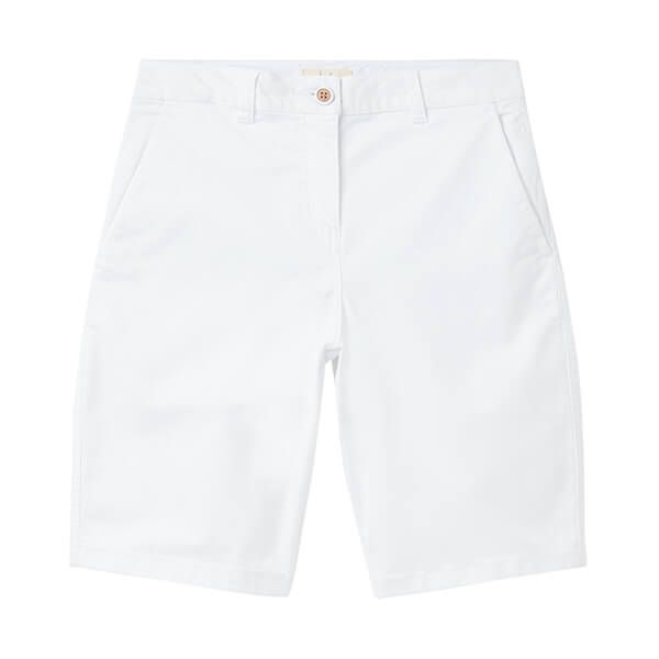 Joules Bright White Cruise Long Chino Shorts
