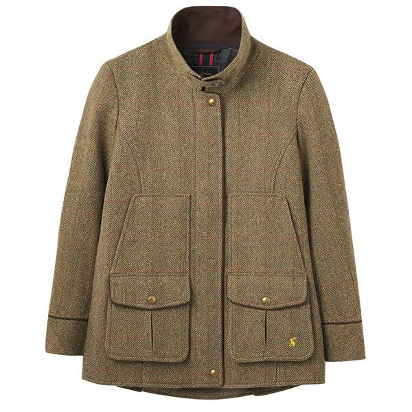 Joules Green Tweed Fieldcoat Tweed Jacket