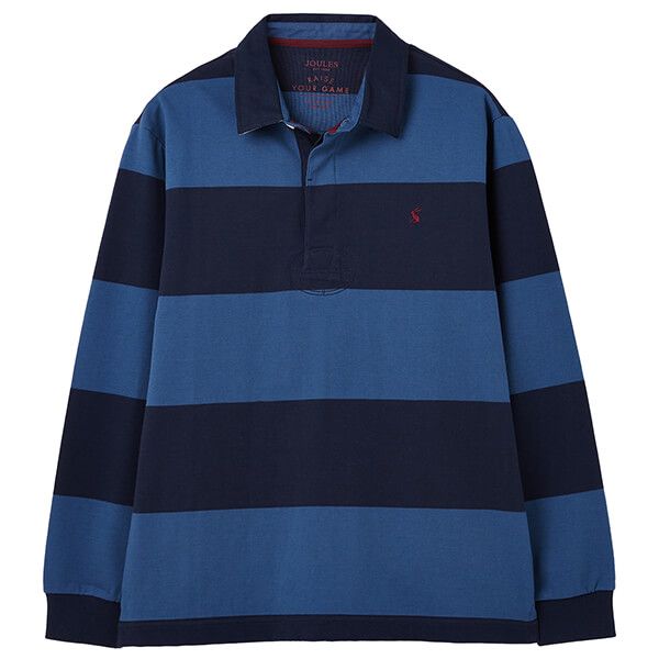 Joules Navy Blue Stripe Onside Rugby Shirt