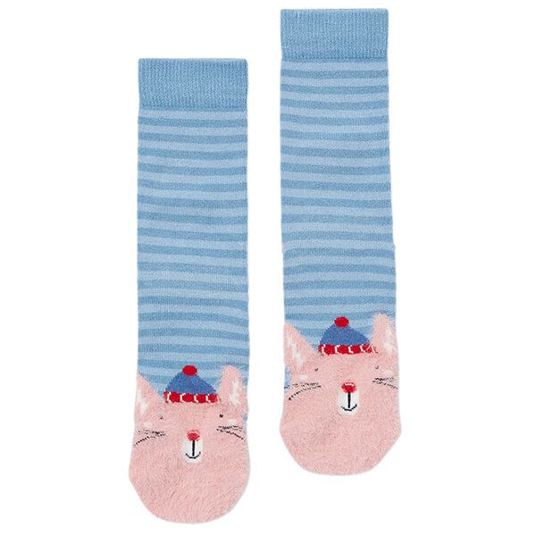 Joules Blue Squirrel Neat Feet Character Socks