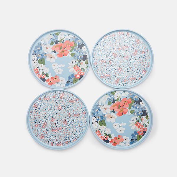 Joules Melamine Outdoor Dining Side Plates Set Of 4