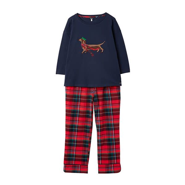 Joules XMas Dog Goodnight Christmas Pyjama Set