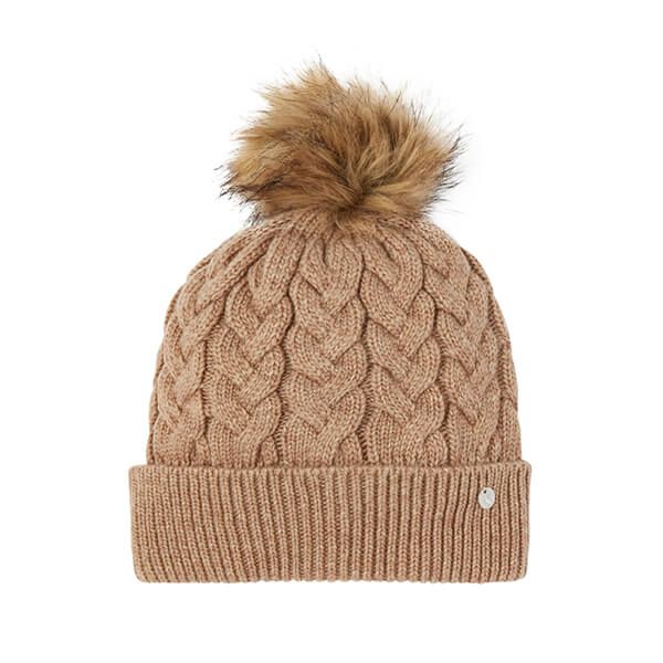 Joules Oat Elena Cable Hat