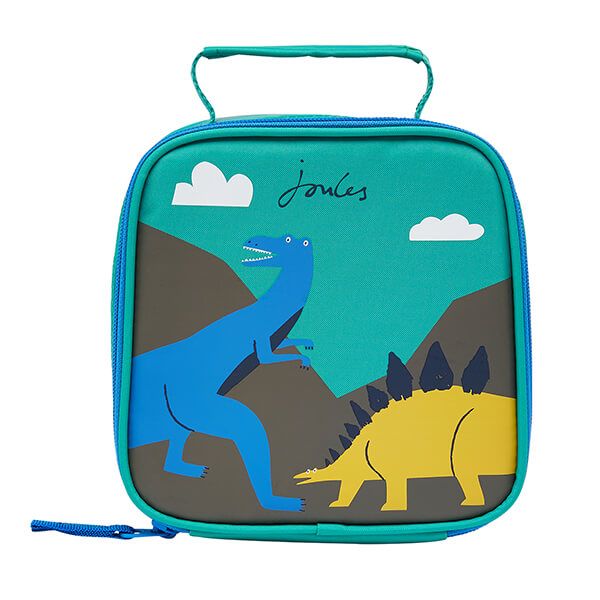 Joules Green Dino Lunch Bag