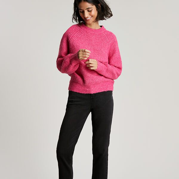 Joules Bright Pink Moira Fluffy Jumper