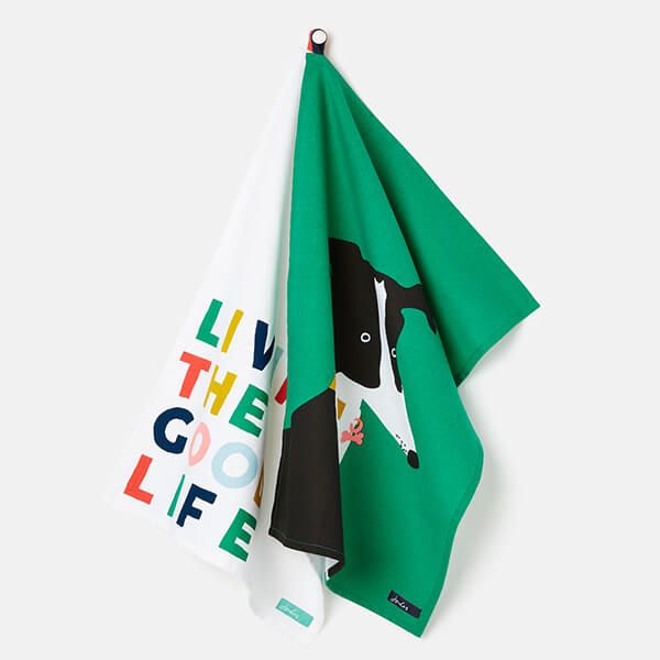 Joules Brightside Living The Good Life 2 Pack Tea Towels
