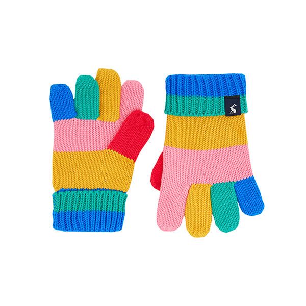 Joules Multi Stripe Hedly Colourblock Gloves