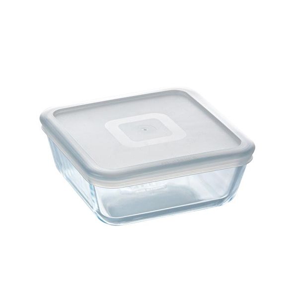 Pyrex Cook & Freeze 0.85L Square Dish with Lid
