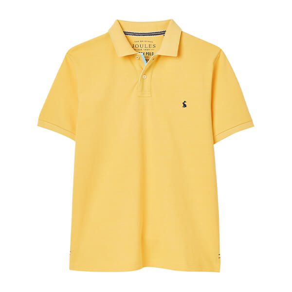 Joules Mens Pale Yellow Woody Polo Shirt