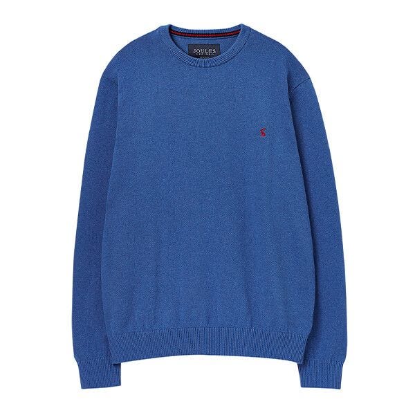 Joules Mens Blue Marl Jarvis Crew Neck Jumper