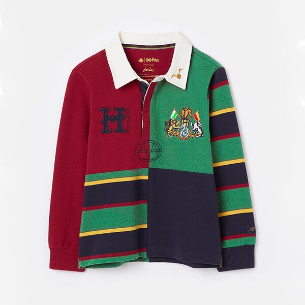 Joules Kids Harry Potter Navy Keeper Rugby Shirt