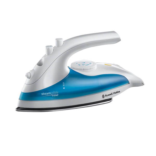 Russell Hobbs Linencare Travel Iron White And Blue