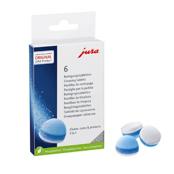 Jura Pack of 6 3-Phase Cleaning Tablets
