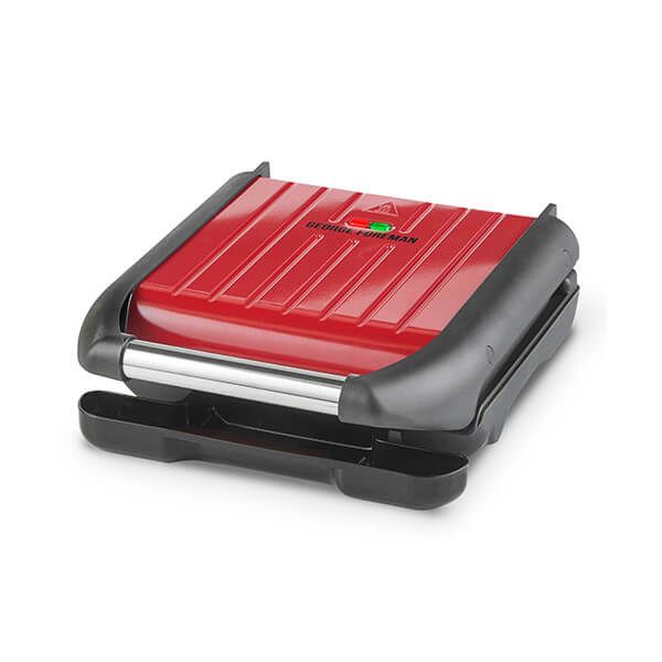 George Foreman Small Red Steel Grill