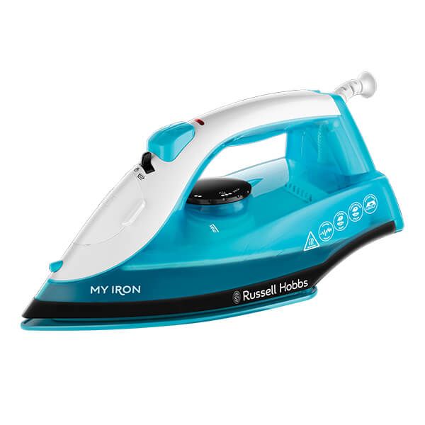 Russell Hobbs Linencare My Iron Steam Iron White And Blue