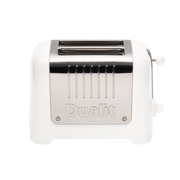 Dualit Lite 2 Slot Toaster White Gloss