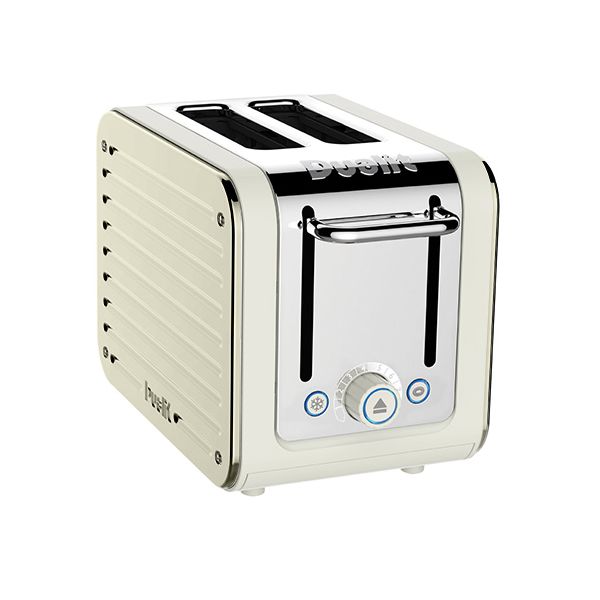 Dualit Architect 2 Slot Canvas Body With Canvas White Panel Toaster