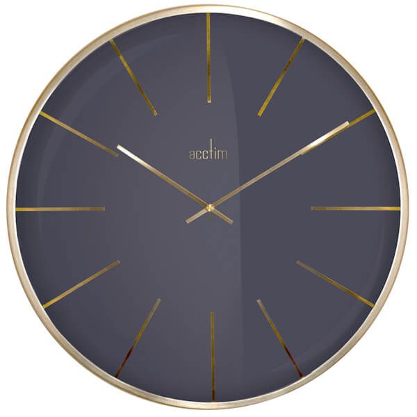 Acctim Luxe Dark Marble Clock
