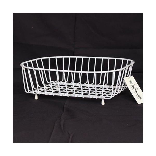 Delfinware Wireware Cream Oval Sink Basket