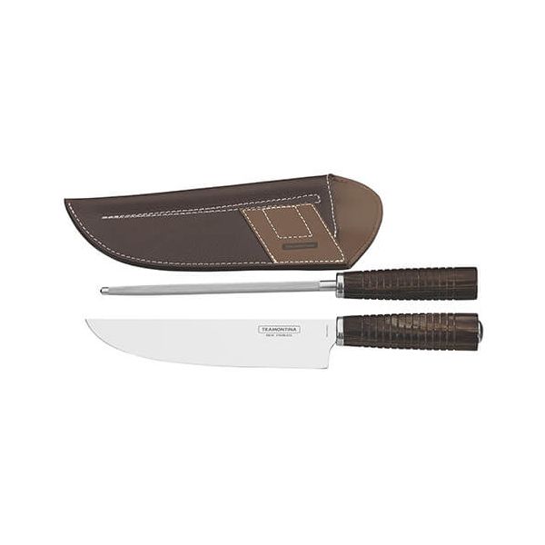 Tramontina 2 Piece Sporting Set, 8" Meat Knife with Sheath