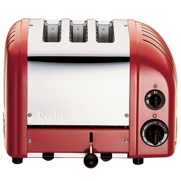 Dualit Classic Vario AWS Red 3 Slot Toaster