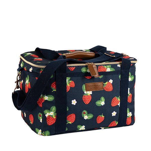 Summerhouse by Navigate Strawberries & Cream 18L Family Coolbag Navy
