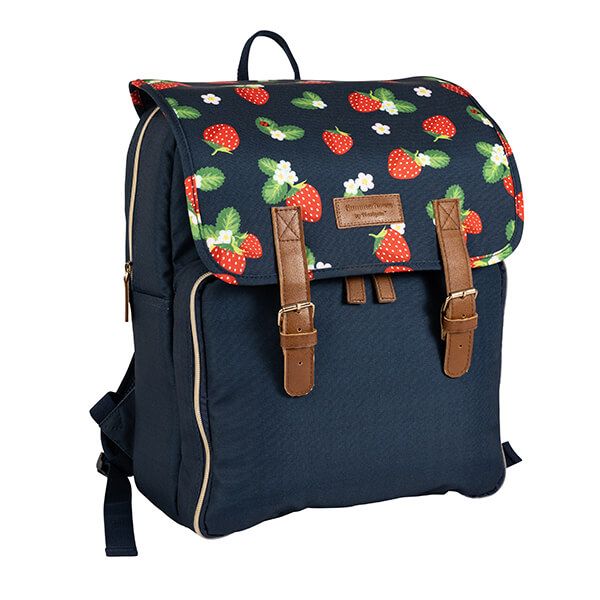 Summerhouse by Navigate Strawberries & Cream 4 Person Picnic Backpack