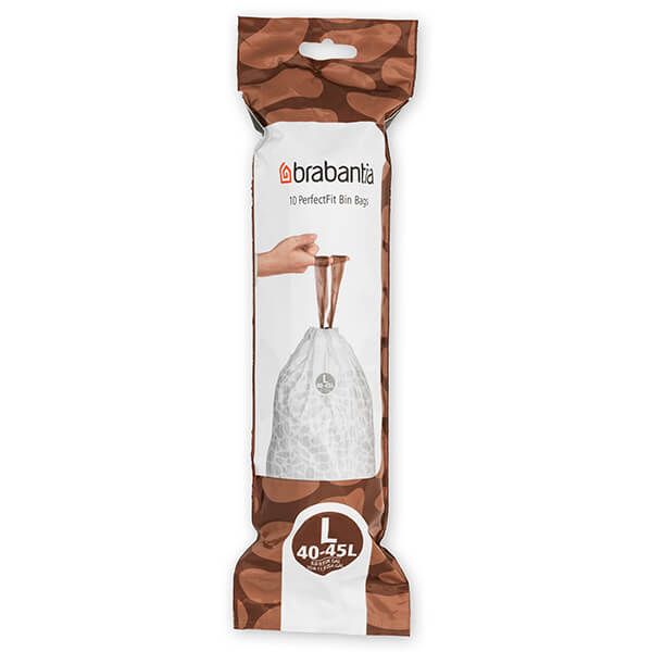 Brabantia Perfectfit Bags Size L 40-45 Litre 10 Bag Roll