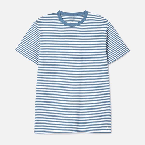 Joules Mens Blue Stripe Boathouse Stripe T-Shirt