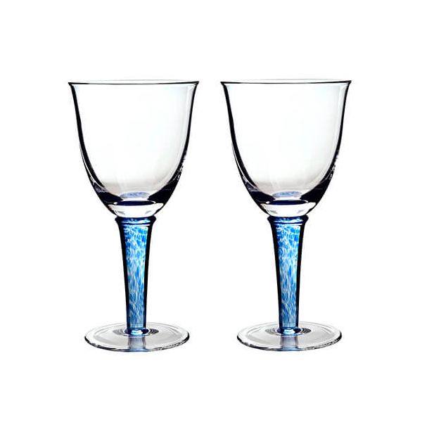 Denby Imperial Blue White Wine Glass Pack Of 2