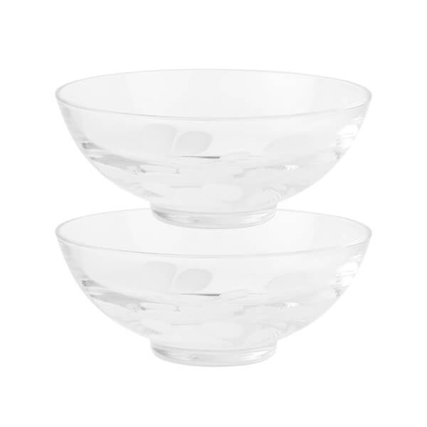 Denby Set Of 2 Modus Small Glass Bowls