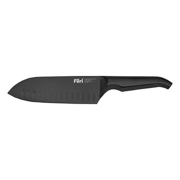 Furi Pro Jet Black East West 17cm Santoku Knife