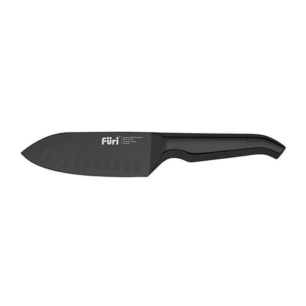 Furi Pro Jet Black East West 13cm Santoku Knife
