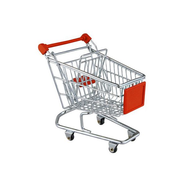 Apollo Chrome Mini Shopping Trolley