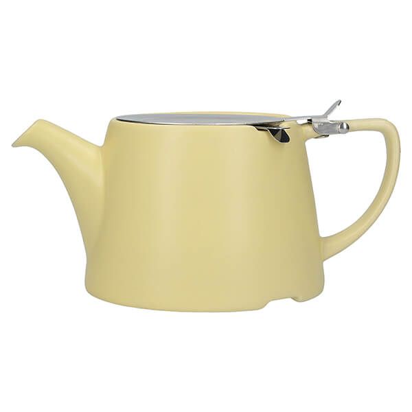 London Pottery Oval Filter 3 Cup Teapot Satin Buttercup