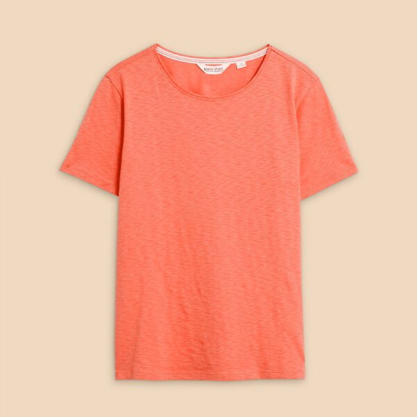 White Stuff Abbie T-Shirt Bright Orange