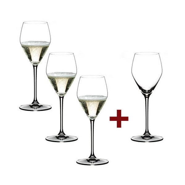 Riedel Extreme Rose / Champagne 4 for 3 Wine Glasses