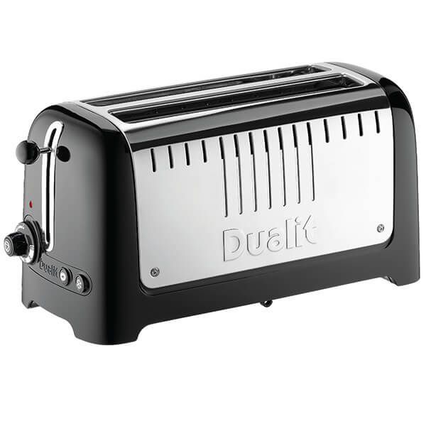Dualit Lite 2 Long Slot Toaster Gloss Black